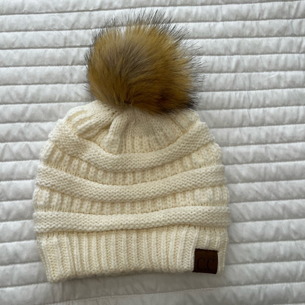 C.C. Off white beanie